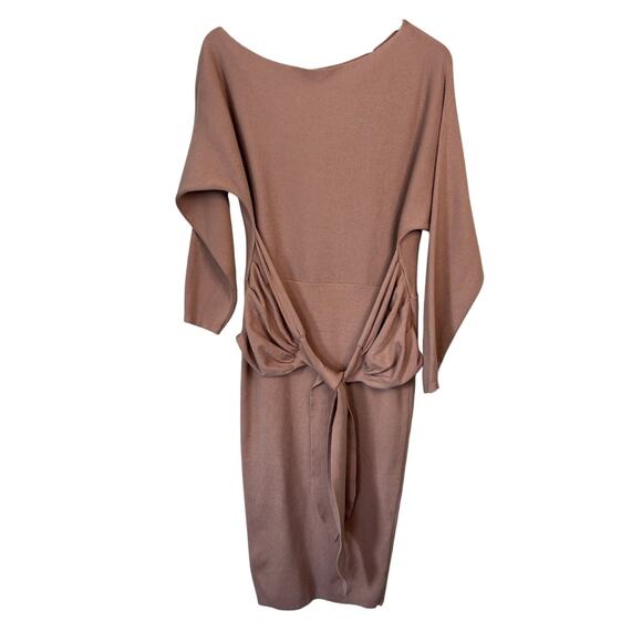 Mable Bristol Waist Tied Sweater Dress, Small - Picture 2 of 9